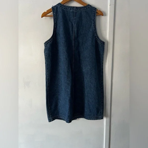 Vintage Denim Button-Up Dress - Picture 11 of 14